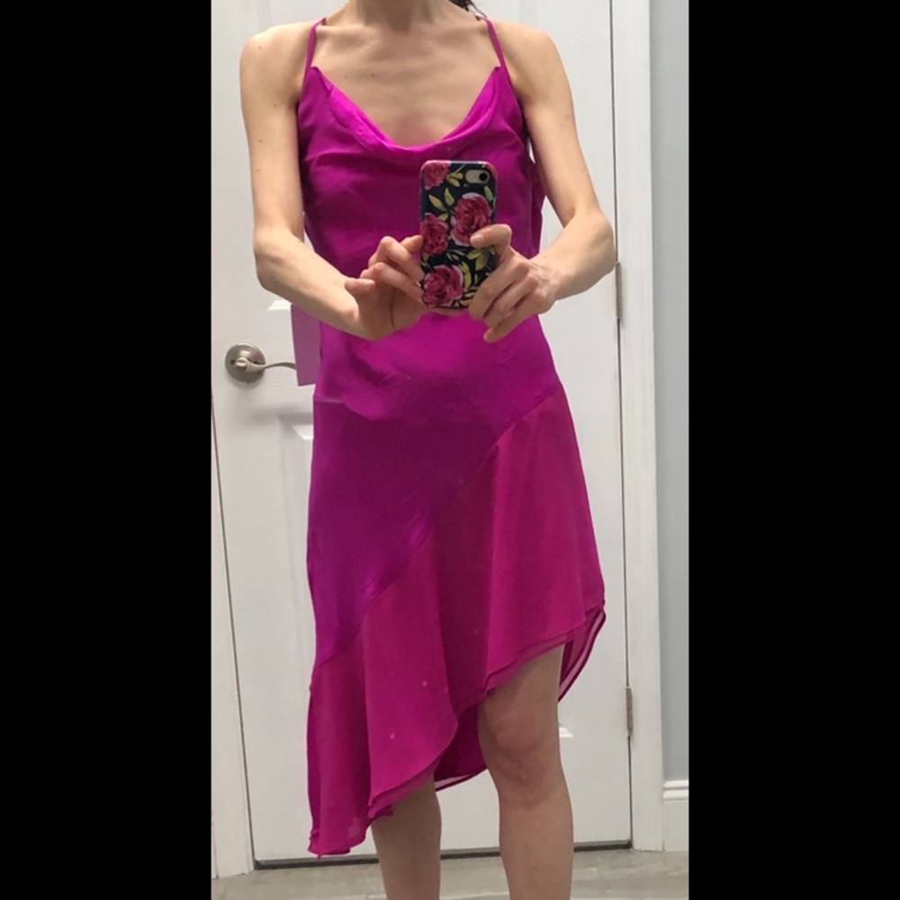 Amanda Uprichard Rafaela Dress NWOT P or XS PINK - Picture 2 of 3